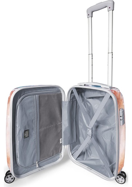 Renkli Desenli Pc Kabin Boy Valiz (50CM) 16811 fiyatları