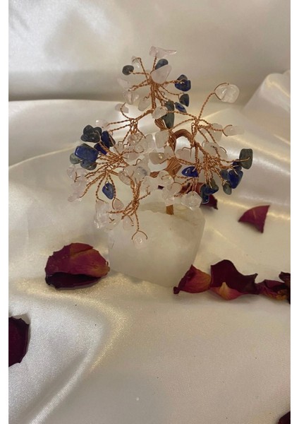 Doğaltaş Lapis Kuvars Quartz Taşı Doğal Taş Bakır Hayat Ağacı Negatif Enerji Taşıı indirimleri