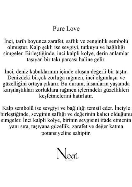 Pure Love Kadın Çelik Kolye fiyatları
