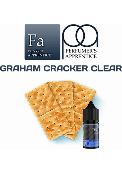 Graham Cracker Clear Aroması Kraker Aroma 10 ml