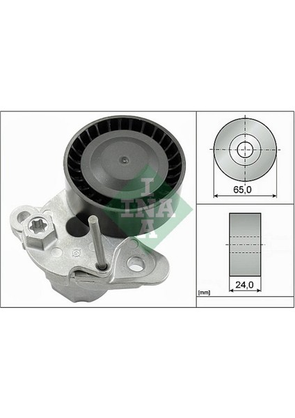 Alternatör Gergi Rulmani Golf7-Passat-Jetta-A3-Tiguan-Polo-Scirocco 14 1.0-1.2-1.4 Tsi 18051