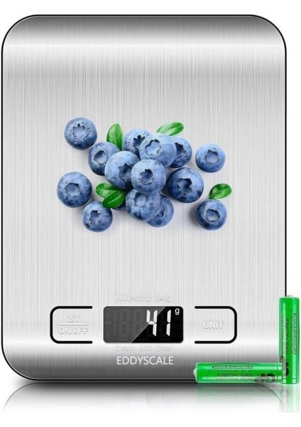 Digital 304 Paslanmaz Çelik Mutfak Terazisi, Gram ve Ons Cinsinden Ağırlık, LCD Ekran (Yurt Dışından)