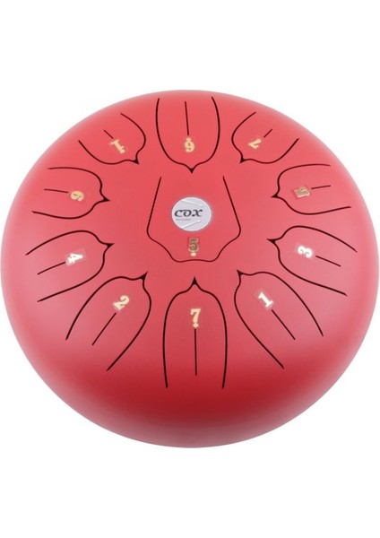 Steel Kırmızı Tongue Drum