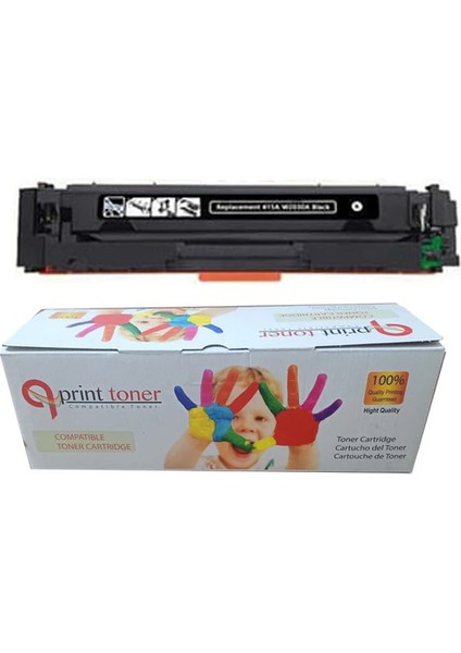 Hp M454DW Muadil Toner Çipsiz 415A Siyah W2030A CF415A Bk