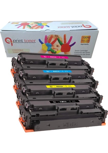 Hp M479FDN Muadil Toner Set Çipsiz 415A W2030A CF415A M45DN M454DN M478FDN M479DW M454DW