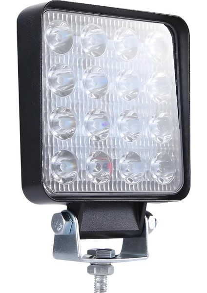 Off Road Beyaz LED Sis Farı Kare Çalışma Lambası 12/24V 48W