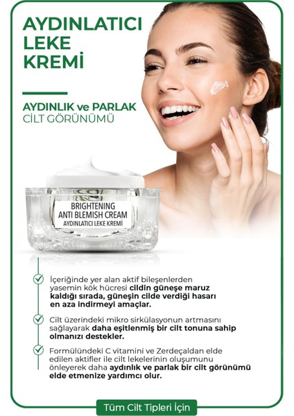 Aydınlatıcı Vitamin-C Içeren Leke Kremi Spf+15 50ML fiyatları