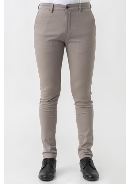 Aigle P1013 Likralı Slim Fit Arya Pantolon Gri