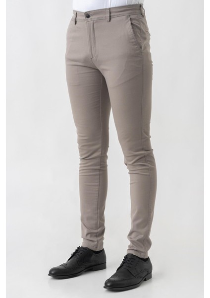 Aigle P1013 Likralı Slim Fit Arya Pantolon Gri
