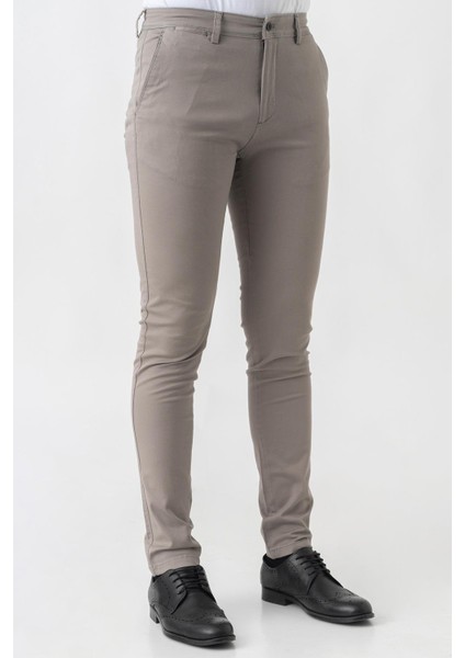 Aigle P1013 Likralı Slim Fit Arya Pantolon Gri
