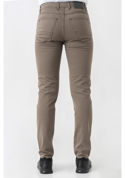 Bern J2425 Normal Fit Pamuklu Likralı 5 Cep Jean Pantolon Kahve fırsatları