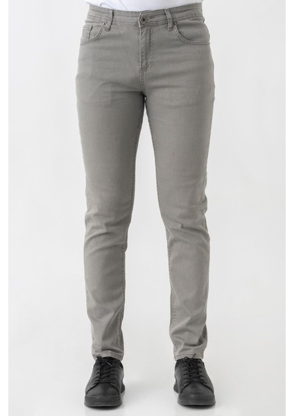 Avenches J2424 Normal Fit Pamuklu Likralı 5 Cep Pantolon Kahve