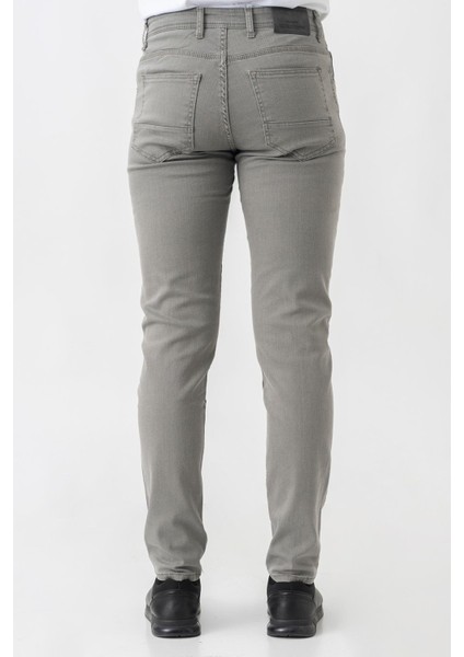 Avenches J2424 Normal Fit Pamuklu Likralı 5 Cep Pantolon Kahve