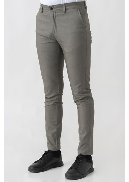Arbon P1014 Slim Fit Pamuklu Likralı Kupon Pantolon Haki fiyatları