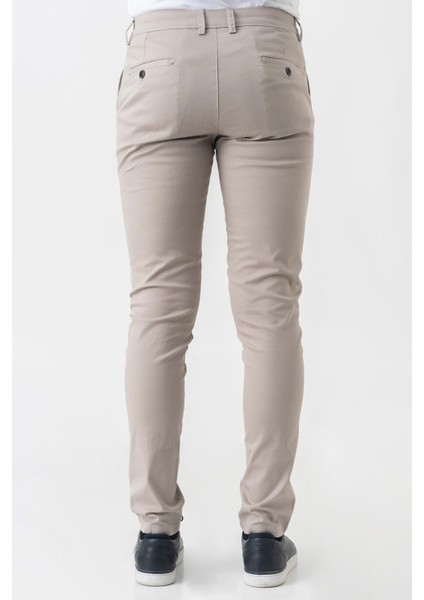 Adliswil P1011 Slim Fit Pamuklu Amasra Pantolon Toprak fırsatları
