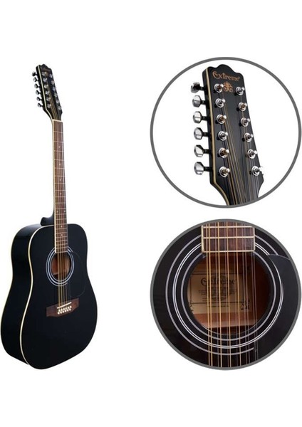 Gitar Akustik Extreme XA12BK