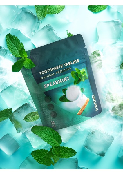 Smokers Nane Aromalı Diş Macunu Tableti - 30 Tablet