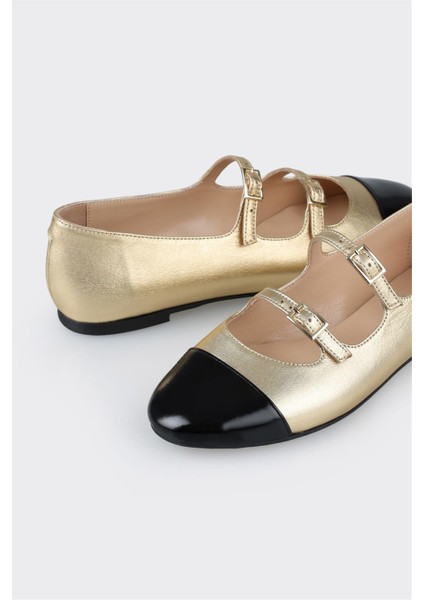 Gold Deri Kadın Babet indirimleri