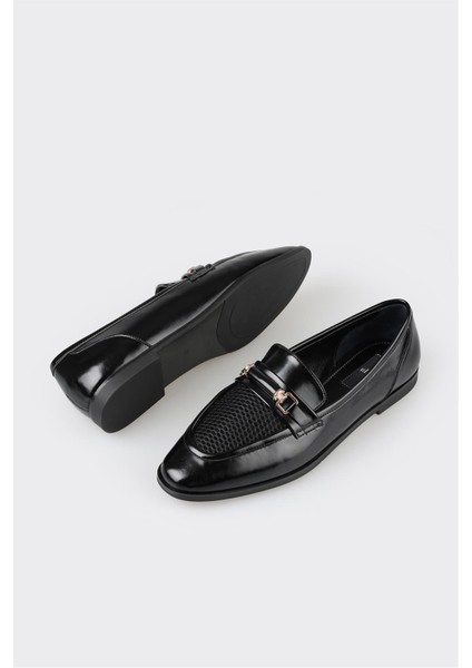 Siyah Kadın Loafer