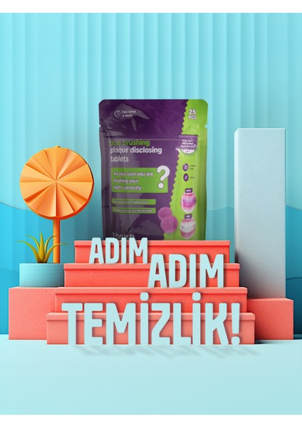 Plak Kaşifi ve Tartar Gösterici Tablet