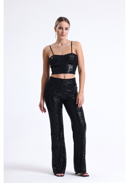 Beli Lastikli Payet Abiye Pantolon | PNT35233 fiyatları