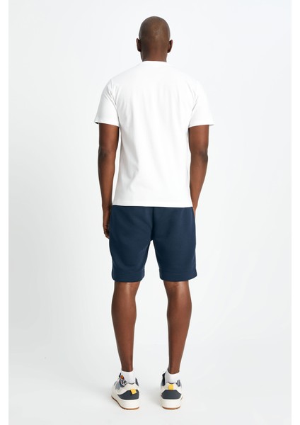 Logolu Bisiklet Yaka % 100 Pamuk T Shirt Erkek T Shirt EM185