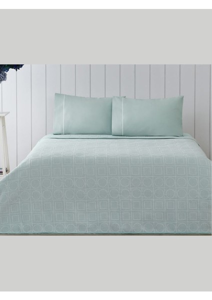 Pike Takımı Jakarlı Doretta Mint Tek Kişilik