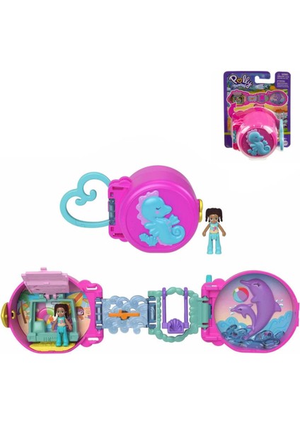 HRD73 Polly Pocket Sevimli Hayvancık Temalı Mini Oyun Setleri