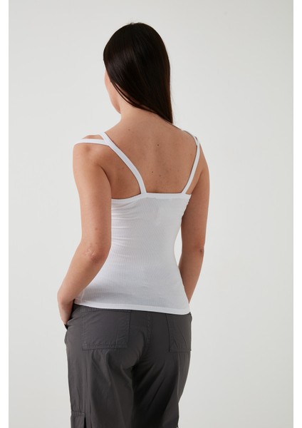 Regular Fit Ip Askılı Atlet Bayan Atlet 24Y0696K1