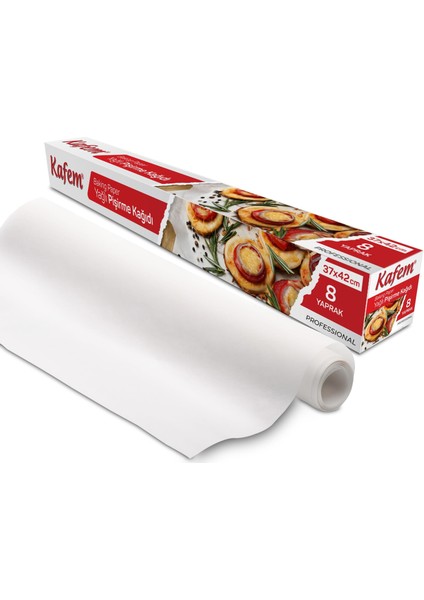 Yağlı Pişirme Kağıdı 37x42cm 8 Yaprak x 48 Paket (Koli)