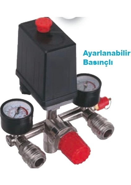 YMDS14S1 Duruk Şalter Çift Yollu Çift Saatli