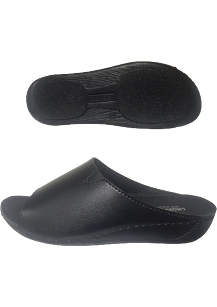 Kadın Siyah Ortopedik Taban Günlük Şık Terlik CHPR857-74 indirimleri