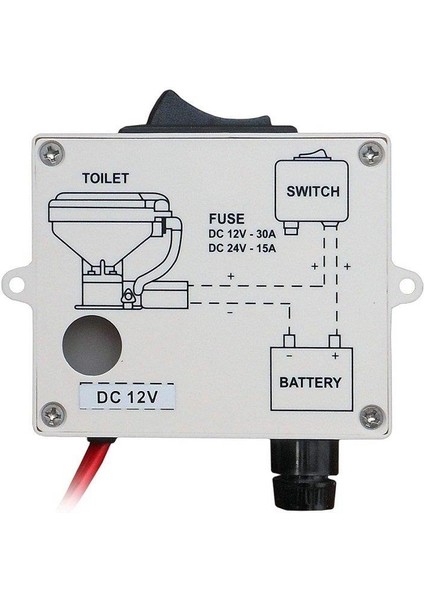 Tuvalet Paneli Switch 12V