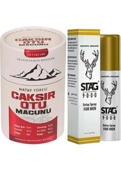 Değirmenci Ali Hatay Yöresi Çakşır Otu Macunu + Stag Sprey 20 ml