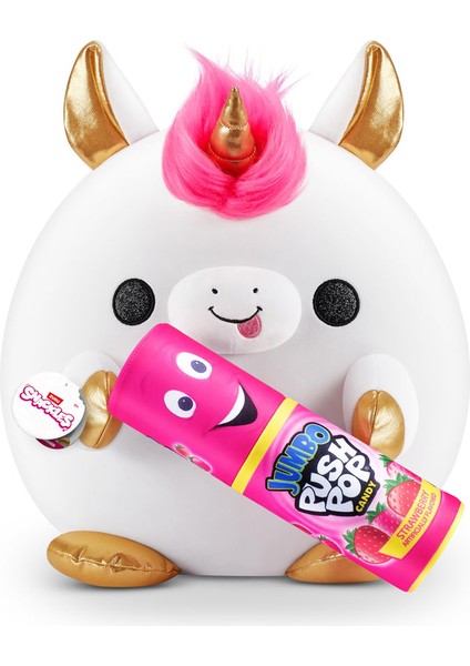 Aburcubur 35 cm Peluş Unicorn ve Bazooka 77511