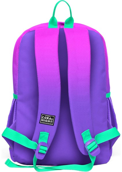 Kids Pembe Mor Renk Geçişli Okul Sırt Çantası 23762 fiyatları