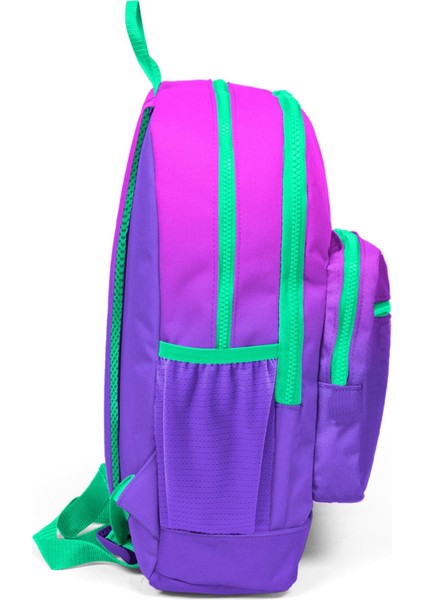 Kids Pembe Mor Renk Geçişli Okul Sırt Çantası 23762 modelleri
