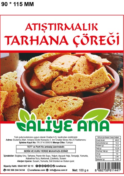 Atıştırmalık Tarhana Çöreği Kıtırı