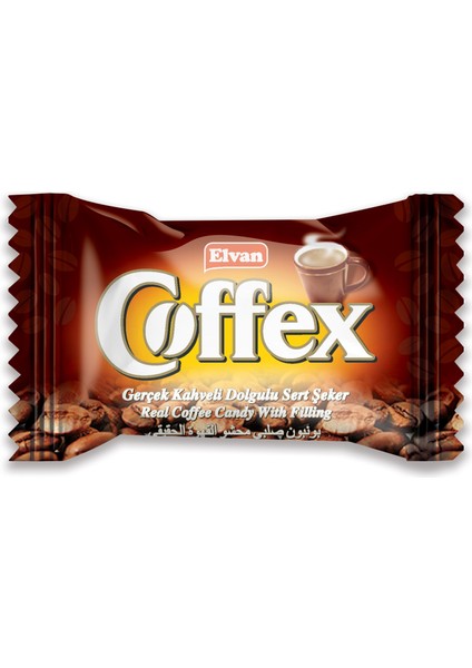 Coffex Kahveli Şeker 1000 Gr. Silindir (1 Kutu)