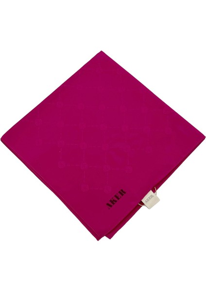 Monogram Eşarp - Fuşya 993
