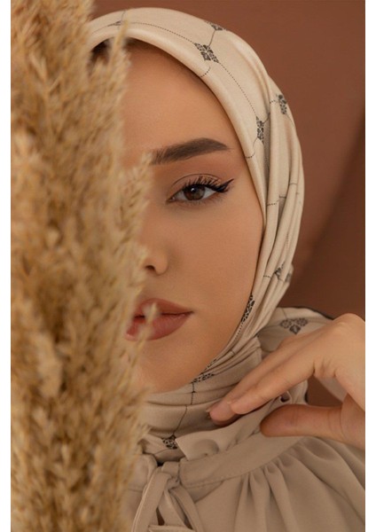 Twill Ipek Eşarp - 11392-30 Taş Haki