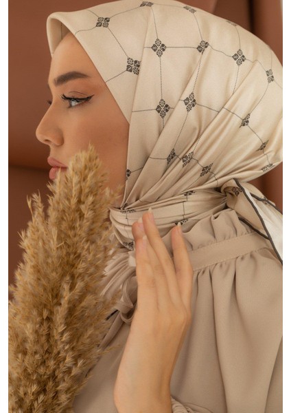 Twill Ipek Eşarp - 11392-30 Taş Haki
