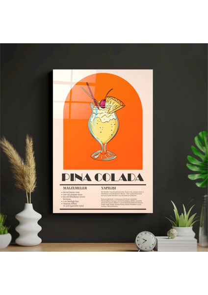 Pina Colada Metal Poster Tablo