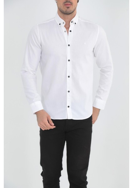 Erkek Slim Fit Kot Gömlek indirimleri