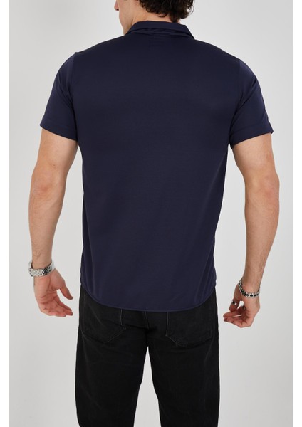 Erkek Slim Fit Polycotton Kısa Kol Gömlek indirimleri