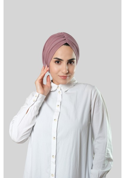 Violet Drapeli Salaş Tesettür Bone Sandy Büzgülü 2315_21