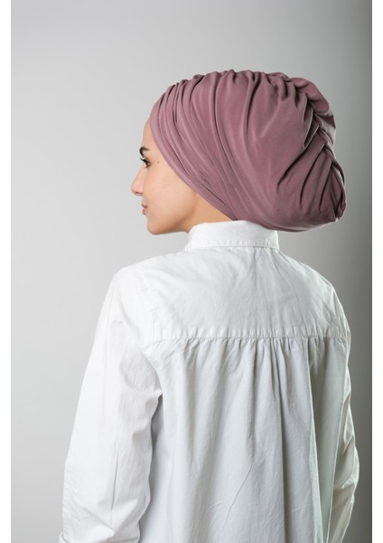 Violet Drapeli Salaş Tesettür Bone Sandy Büzgülü 2315_21 fırsatları