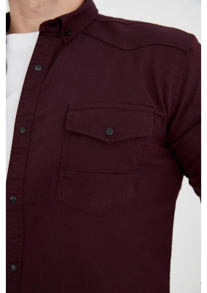 Erkek Yıkamalı Kot Gömlek fırsatları