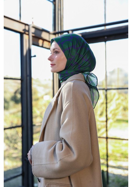 Boheme Collection Soft Eşarp Koyu Yeşil 1175-09