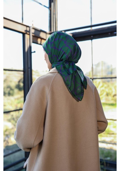 Boheme Collection Soft Eşarp Koyu Yeşil 1175-09